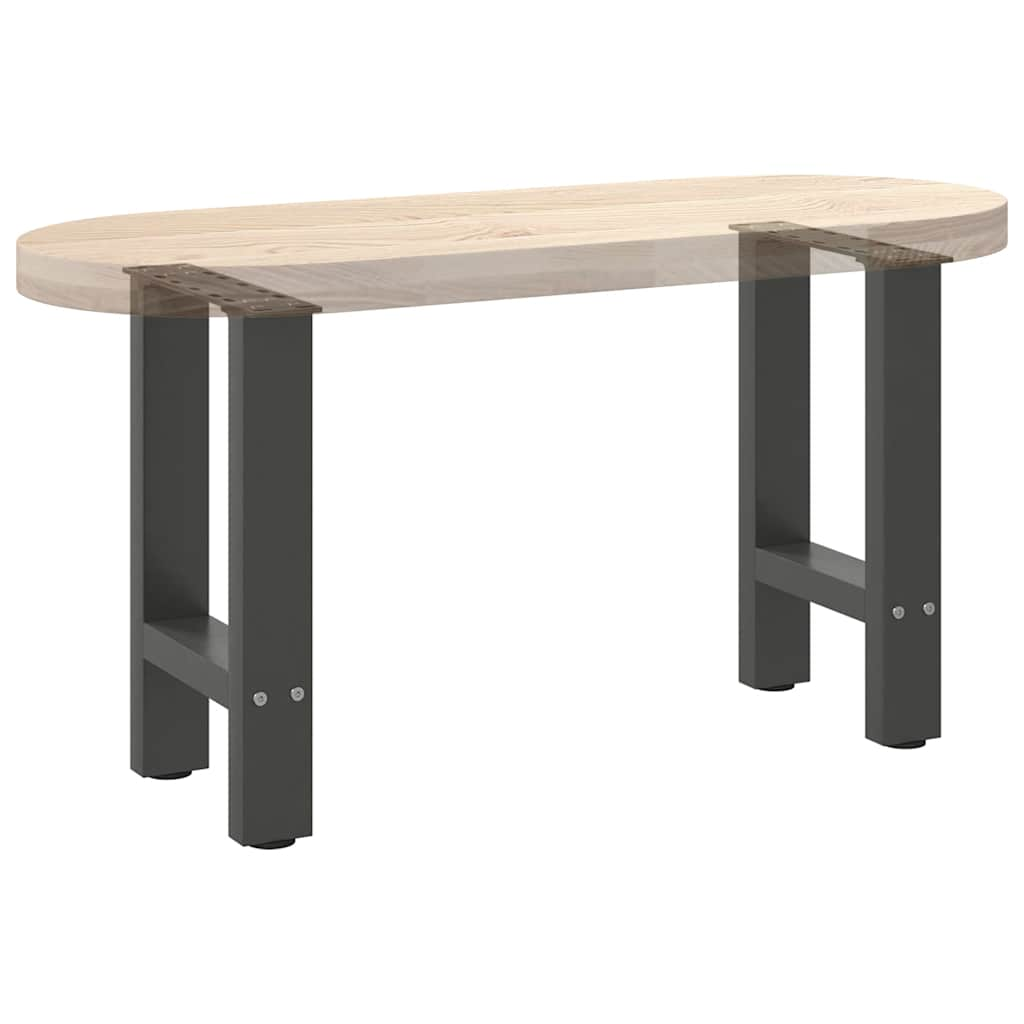 Pieds de table basse anthracite 2 pcs 28x(42-43) cm acier Pieds de table vidaXL   