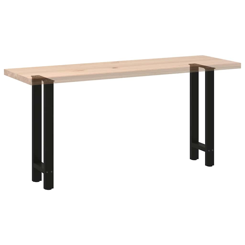 Pieds de table basse noir 2 pcs 28x(72-73) cm acier Pieds de table vidaXL   