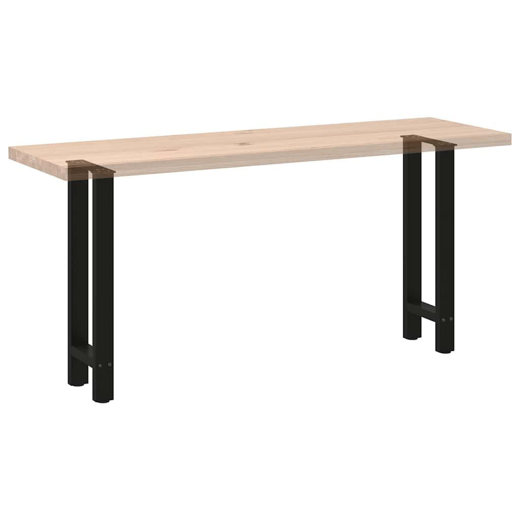 Pieds de table basse noir 2 pcs 38x(72-73) cm acier Pieds de table vidaXL   