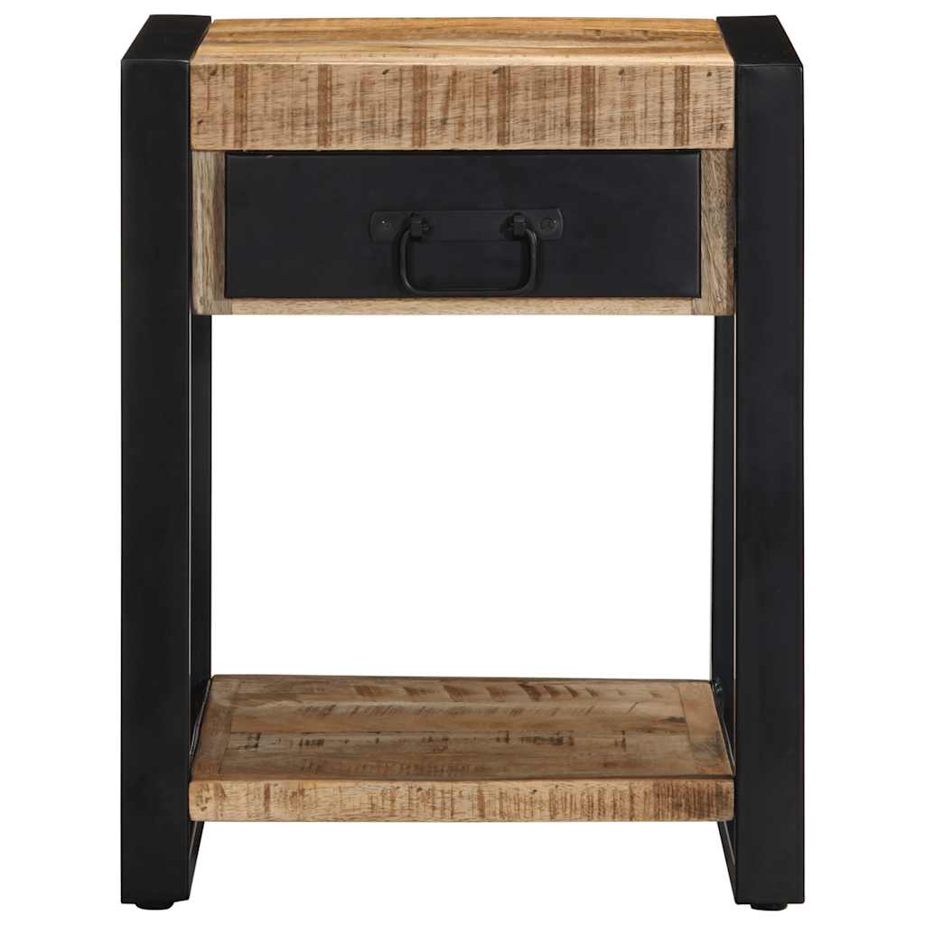 Table d'appoint 40x40x50 cm bois massif de manguier brut Tables d'appoint vidaXL