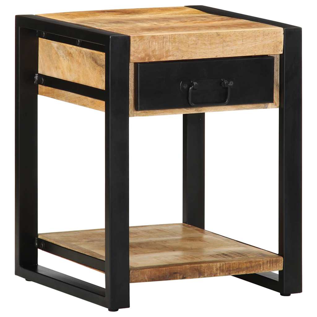 Table d'appoint 40x40x50 cm bois massif de manguier brut Tables d'appoint vidaXL