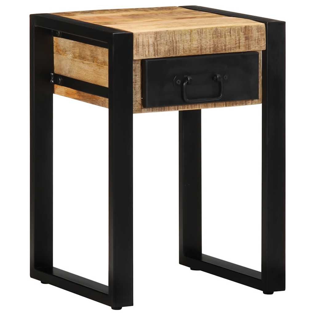 Table d'appoint 35x35x50 cm bois massif de manguier brut Tables d'appoint vidaXL