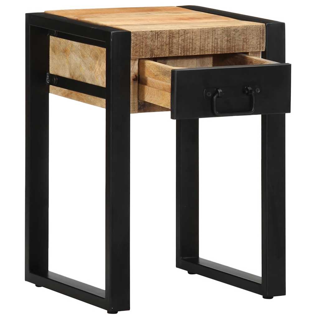 Table d'appoint 35x35x50 cm bois massif de manguier brut Tables d'appoint vidaXL