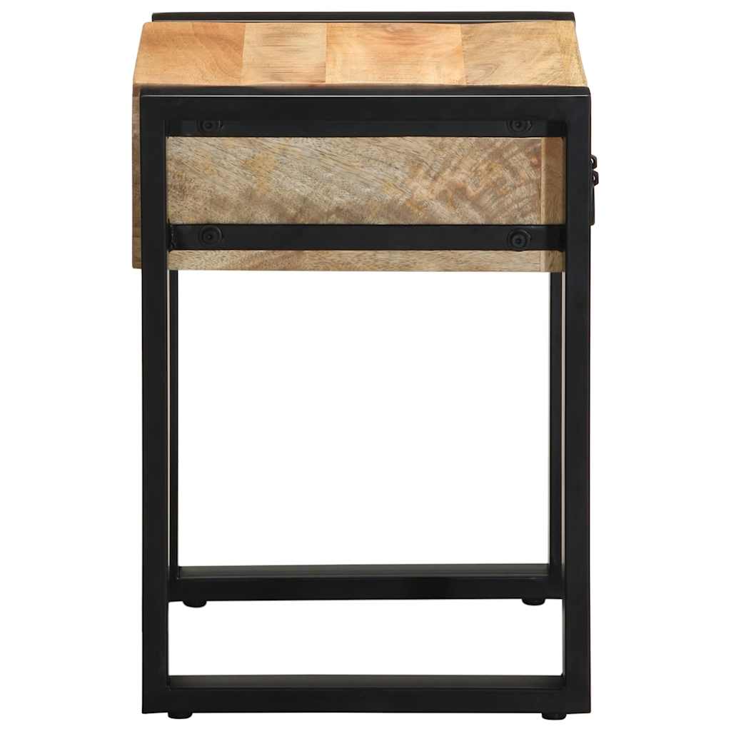 Table d'appoint 35x35x50 cm bois massif de manguier brut Tables d'appoint vidaXL