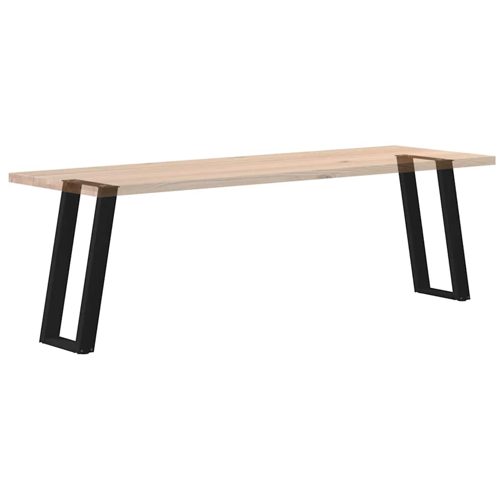 Pieds de table console forme de U 2 pcs noir 28x(72-73)cm acier Pieds de table vidaXL