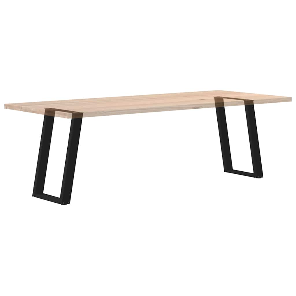 Pieds de table à manger forme de U 2 pcs noir 50x(72-73) cm Pieds de table vidaXL