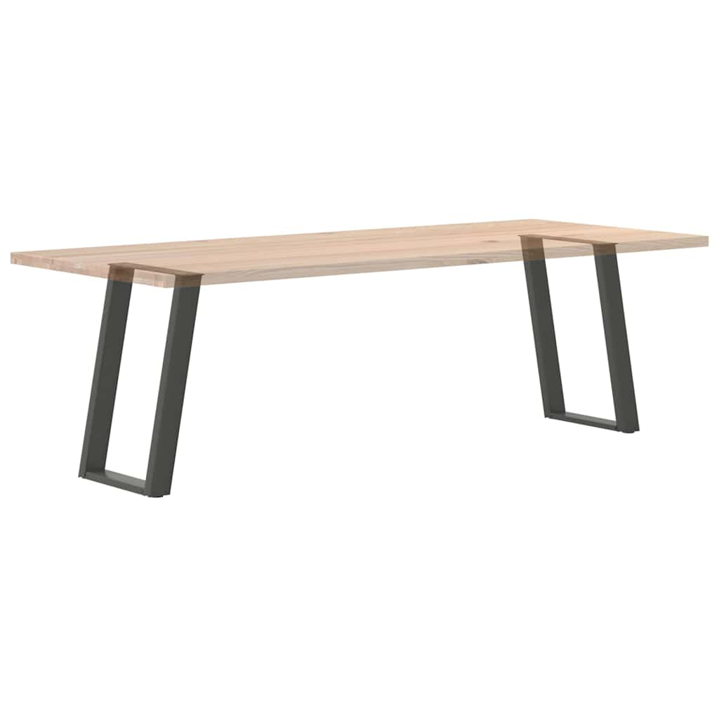 Pieds de table à manger forme de U 2 pcs 50x(72-73) cm acier Pieds de table vidaXL