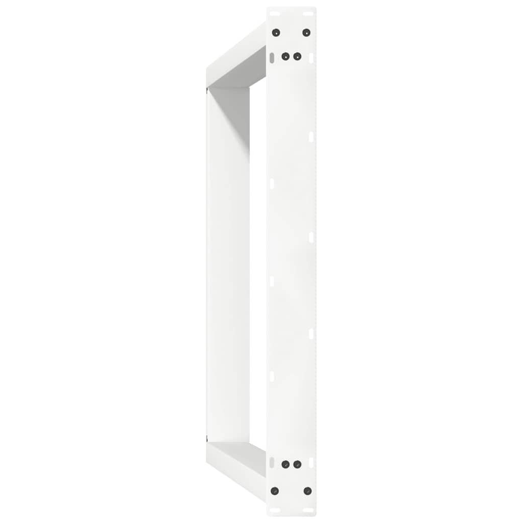 Pieds de table à manger forme de U 2 pcs blanc 80x(72-73) cm Pieds de table vidaXL