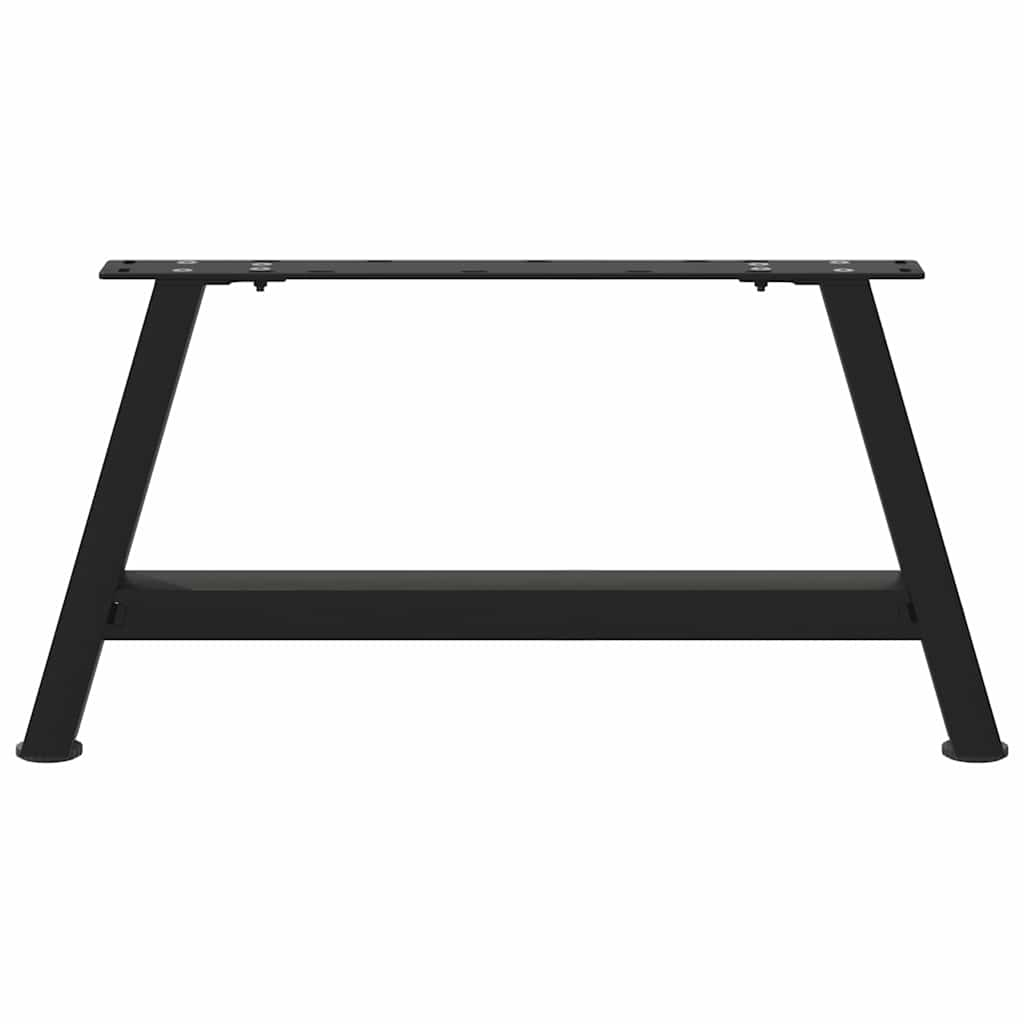 Pieds de table basse forme de A 2 pcs noir 70x(30-31) cm acier Pieds de table vidaXL   