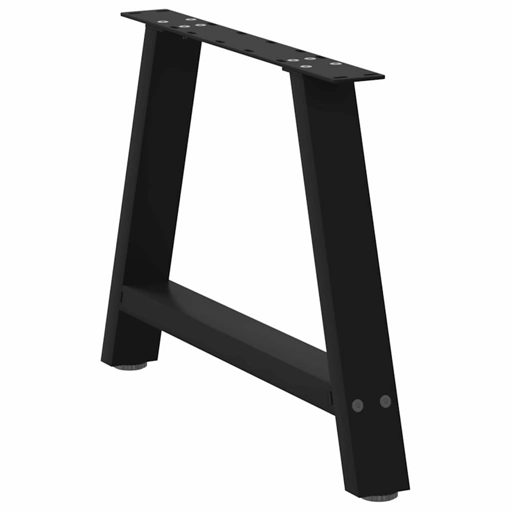 Pieds de table basse forme de A 2 pcs noir 60x(42-43) cm acier Pieds de table vidaXL   