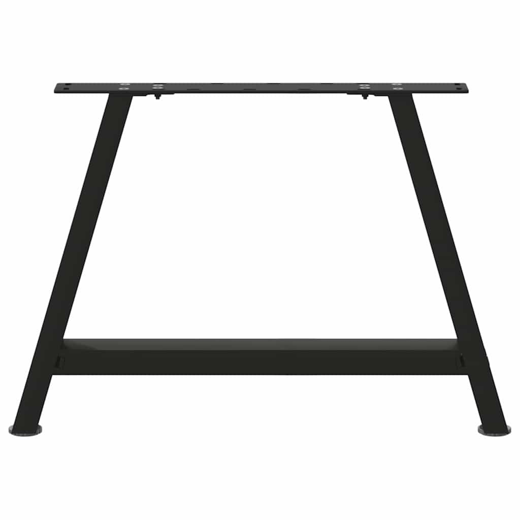 Pieds de table basse forme de A 2 pcs noir 60x(42-43) cm acier Pieds de table vidaXL   