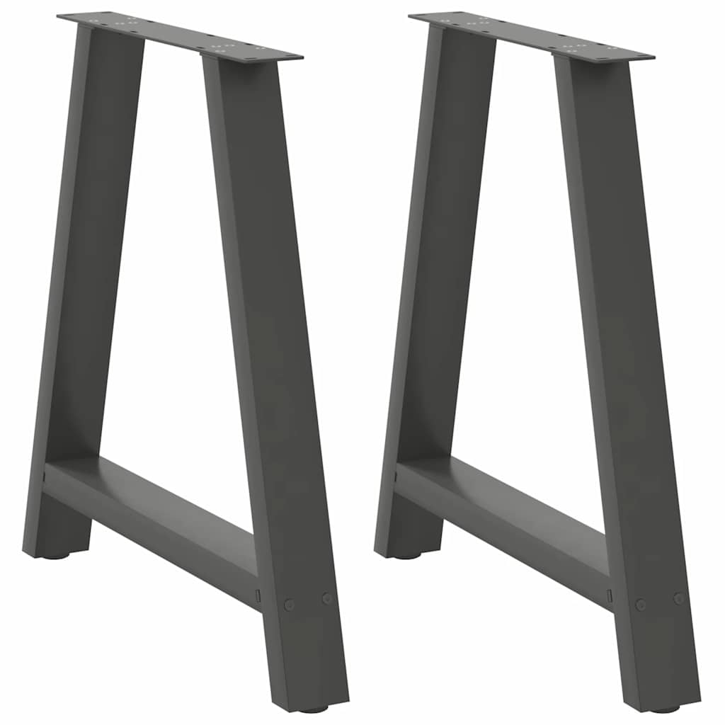 Pieds de table basse forme de A 2 pcs anthracite 70x(72-73) cm Pieds de table vidaXL   