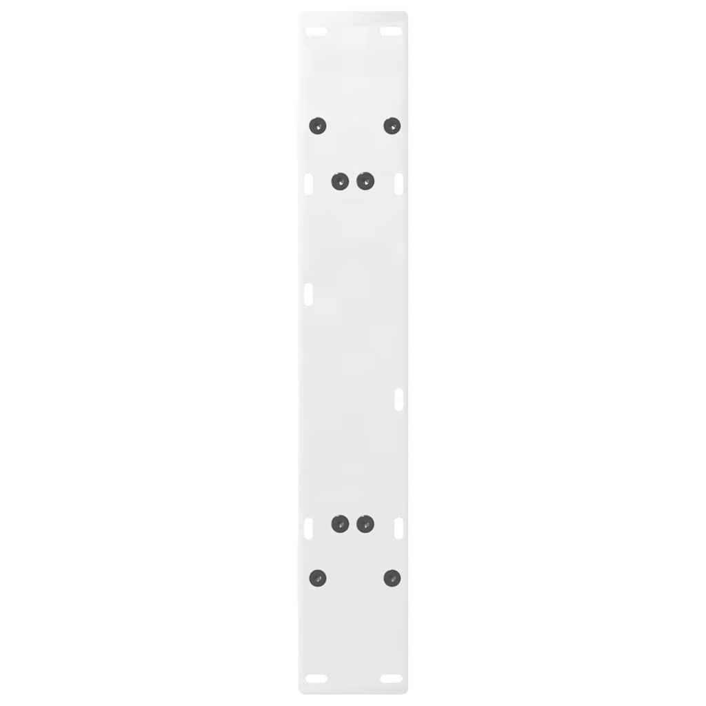 Pieds de table basse forme de A 2 pcs blanc 80x(72-73) cm acier Pieds de table vidaXL