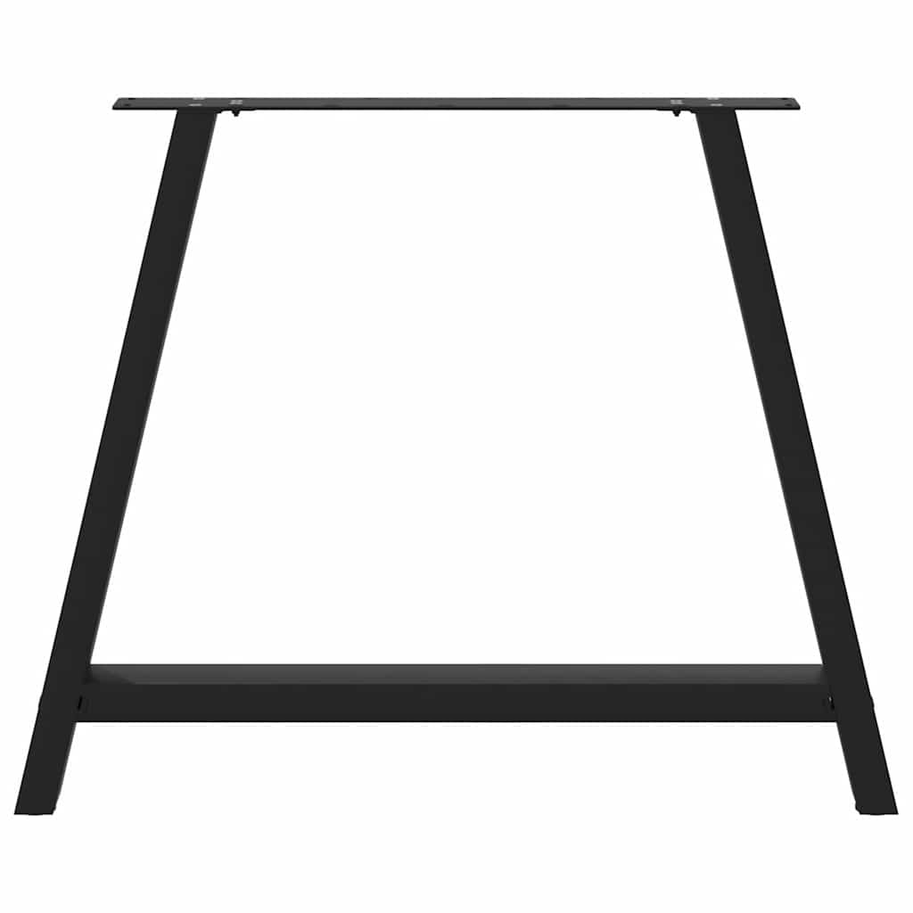 Pieds de table basse forme de A 2 pcs noir 100x(72-73) cm acier Pieds de table vidaXL   