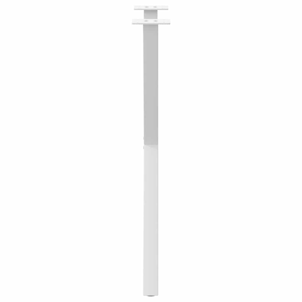 Pieds de table à manger forme de X 2 pcs blanc 50x(72-73) cm Pieds de table vidaXL