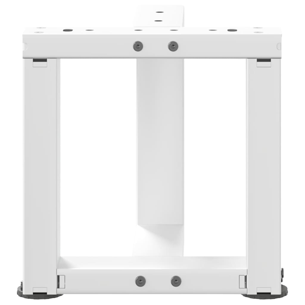 Pieds de table basse en forme de T 2 pcs blanc 30x25x(30-31) cm Pieds de table vidaXL