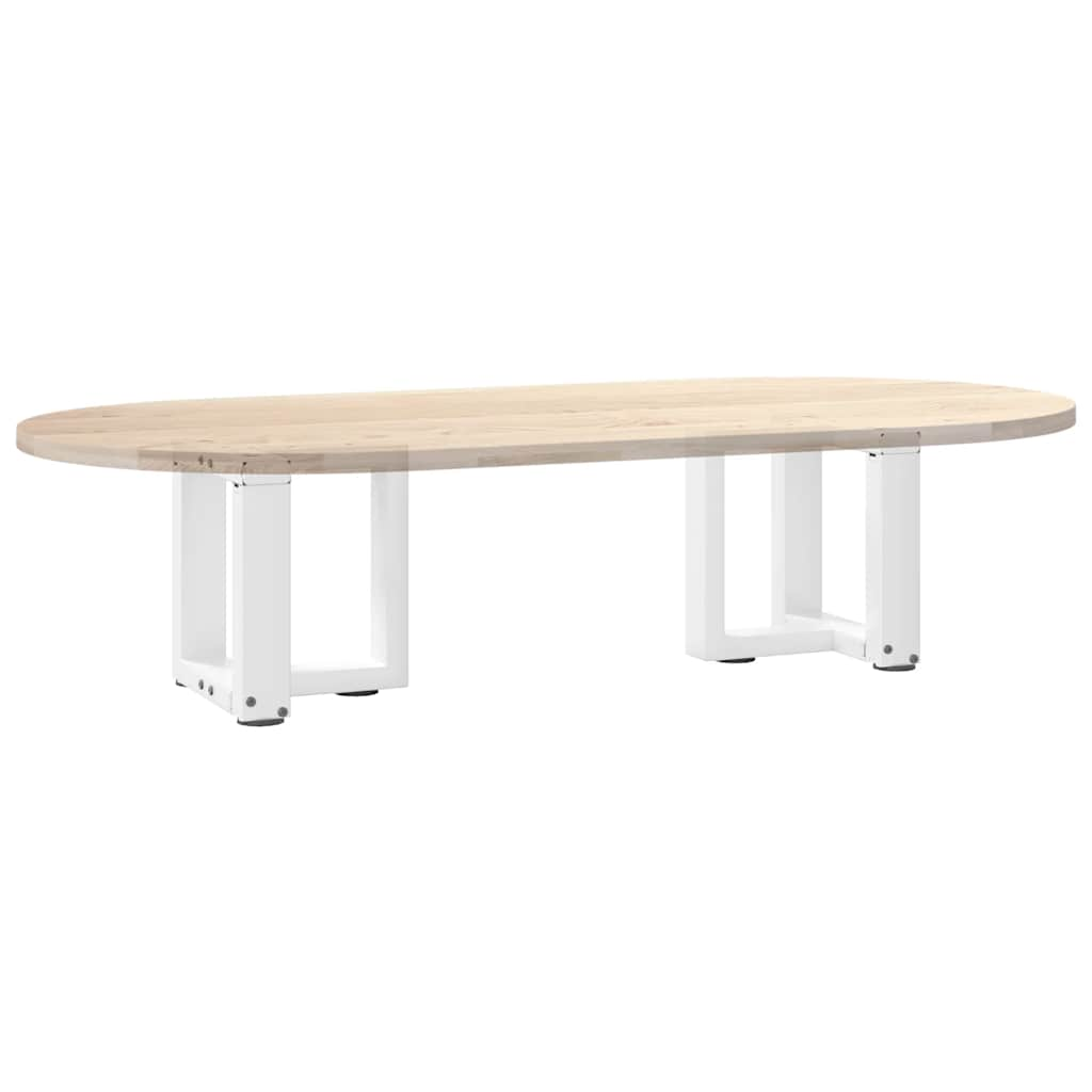 Pieds de table basse en forme de T 2 pcs blanc 30x25x(30-31) cm Pieds de table vidaXL