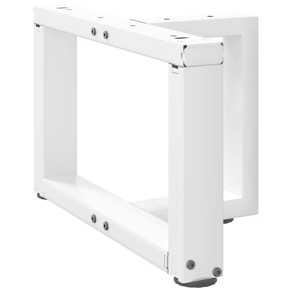 Pieds de table basse en forme de T 2 pcs blanc 40x25x(30-31) cm Pieds de table vidaXL