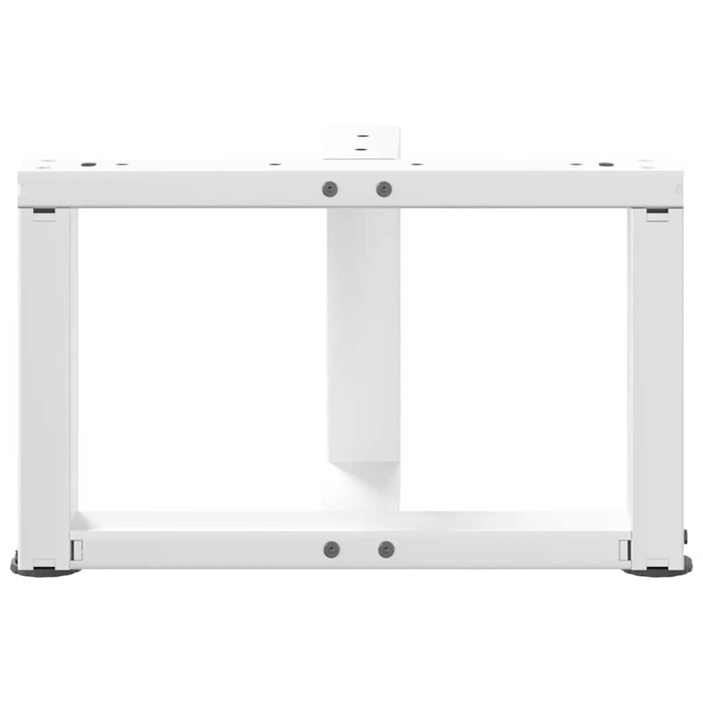 Pieds de table basse en forme de T 2 pcs blanc 40x25x(30-31) cm Pieds de table vidaXL