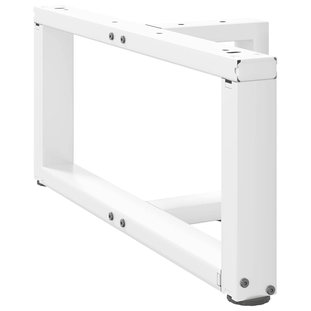 Pieds de table basse en forme de T 2 pcs blanc 60x25x(30-31) cm Pieds de table vidaXL