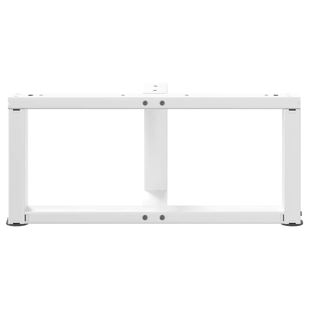 Pieds de table basse en forme de T 2 pcs blanc 60x25x(30-31) cm Pieds de table vidaXL