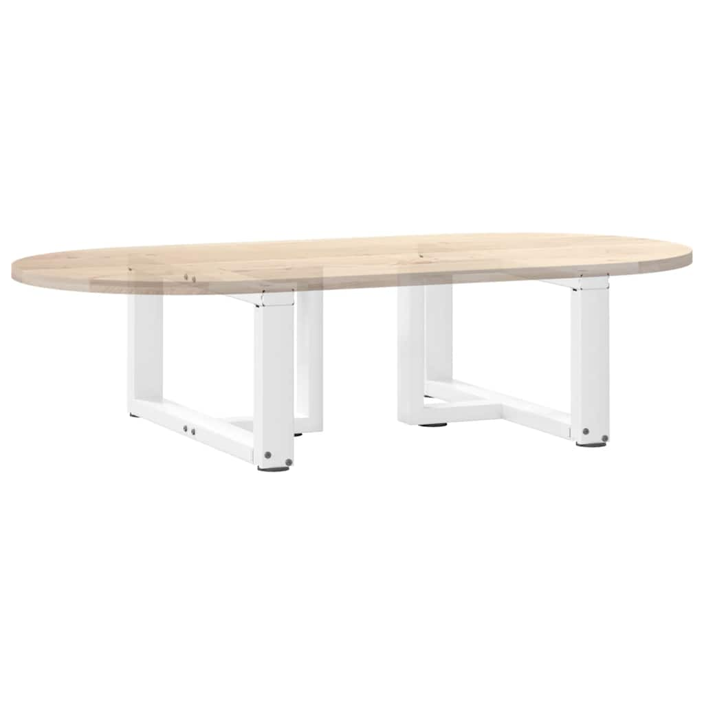 Pieds de table basse en forme de T 2 pcs blanc 60x25x(30-31) cm Pieds de table vidaXL