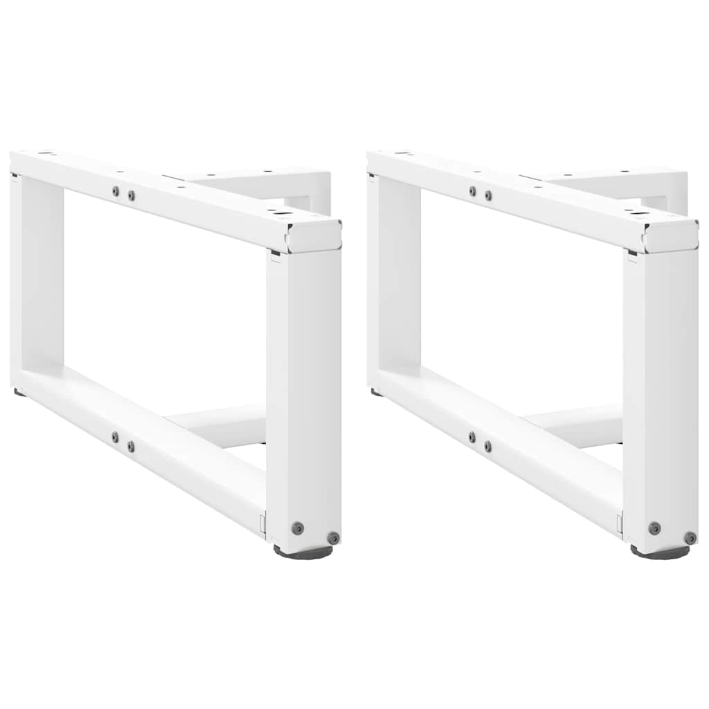 Pieds de table basse en forme de T 2 pcs blanc 70x25x(30-31) cm Pieds de table vidaXL