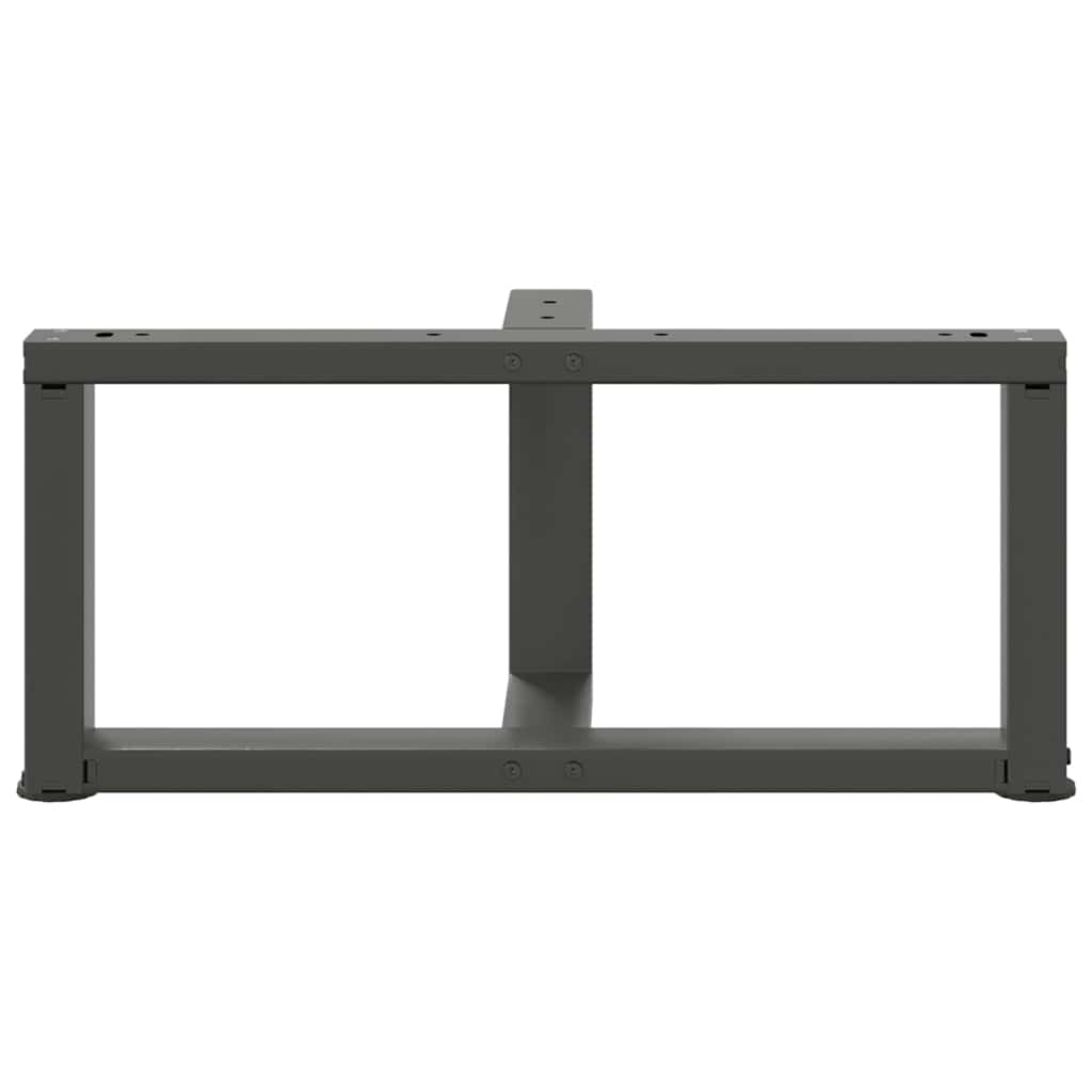 Pieds de table basse forme de T 2pcs anthracite 70x25x(30-31)cm Pieds de table vidaXL   