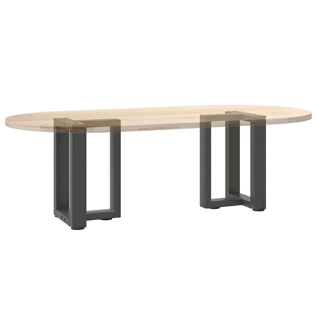 Pieds de table basse forme de T 2pcs anthracite 38x25x(42-43)cm Pieds de table vidaXL