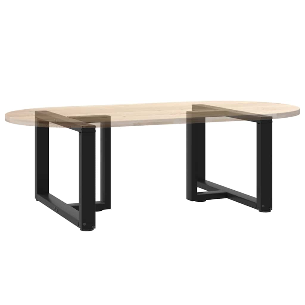 Pieds de table basse forme de T 2pcs noir 60x25x(42-43)cm acier Pieds de table vidaXL   