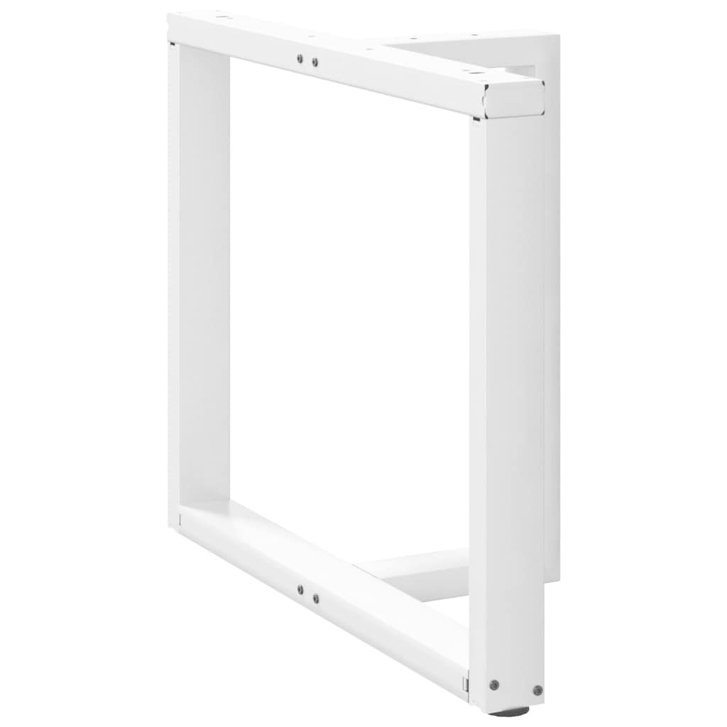 Pieds de table à manger forme de T 2 pcs blanc 90x35x(72-73) cm Pieds de table vidaXL