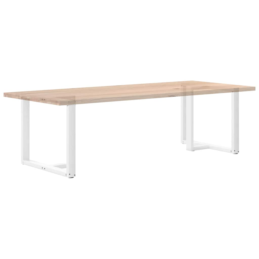 Pieds de table à manger forme de T 2 pcs blanc 90x35x(72-73) cm Pieds de table vidaXL