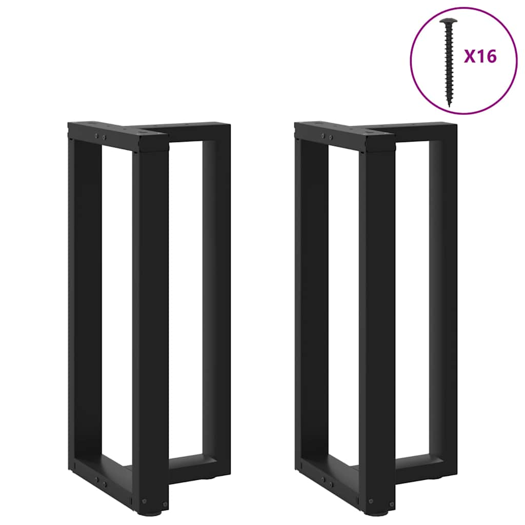 Pieds de table de bar forme de T 2 pcs noir 40x35x(91-92) cm Pieds de table vidaXL   