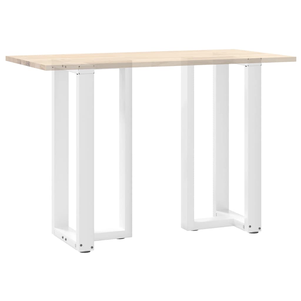 Pieds de table de bar forme de T 2 pcs blanc 50x35x(91-92) cm Pieds de table vidaXL