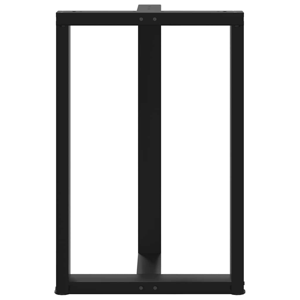 Pieds de table de bar forme de T 2 pcs noir 60x35x(91-92) cm Pieds de table vidaXL   