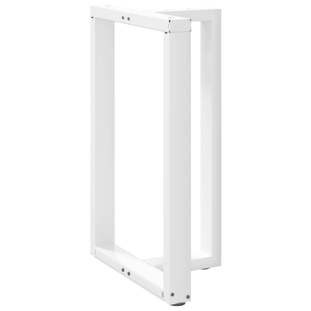 Pieds de table de bar forme de T 2 pcs blanc 60x35x(91-92) cm Pieds de table vidaXL