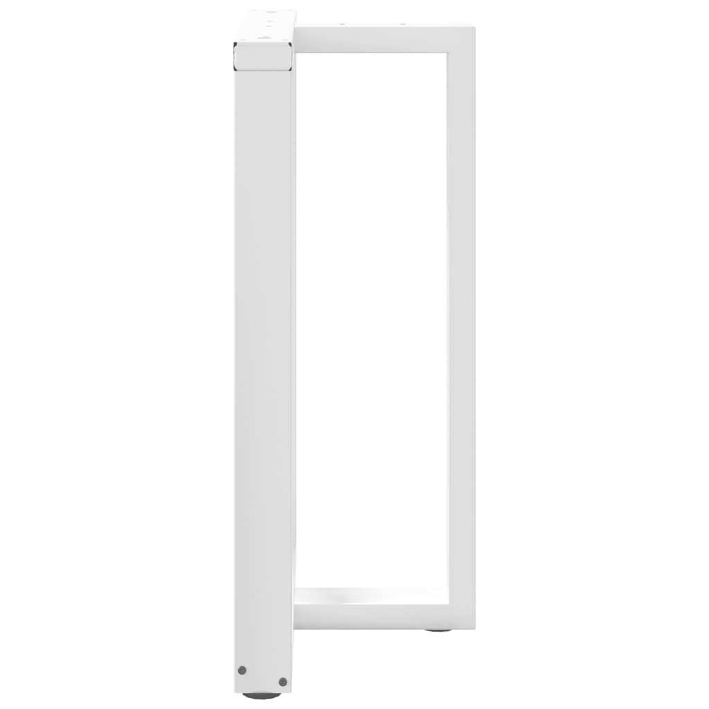 Pieds de table de bar forme de T 2 pcs blanc 60x35x(91-92) cm Pieds de table vidaXL