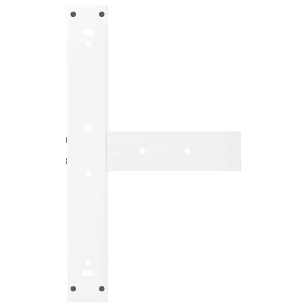 Pieds de table de bar forme de T 2 pcs blanc 60x35x(91-92) cm Pieds de table vidaXL