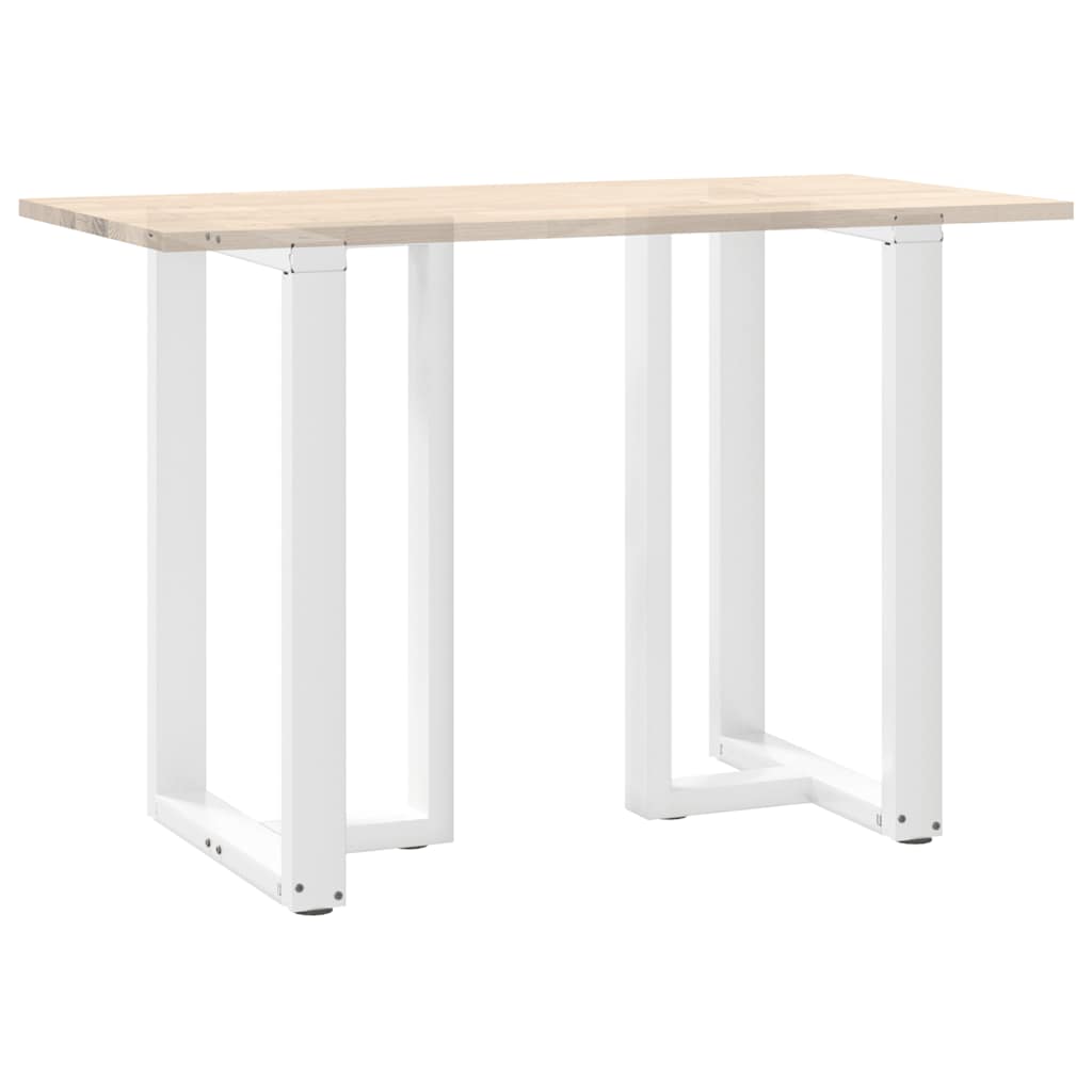 Pieds de table de bar forme de T 2 pcs blanc 60x35x(91-92) cm Pieds de table vidaXL