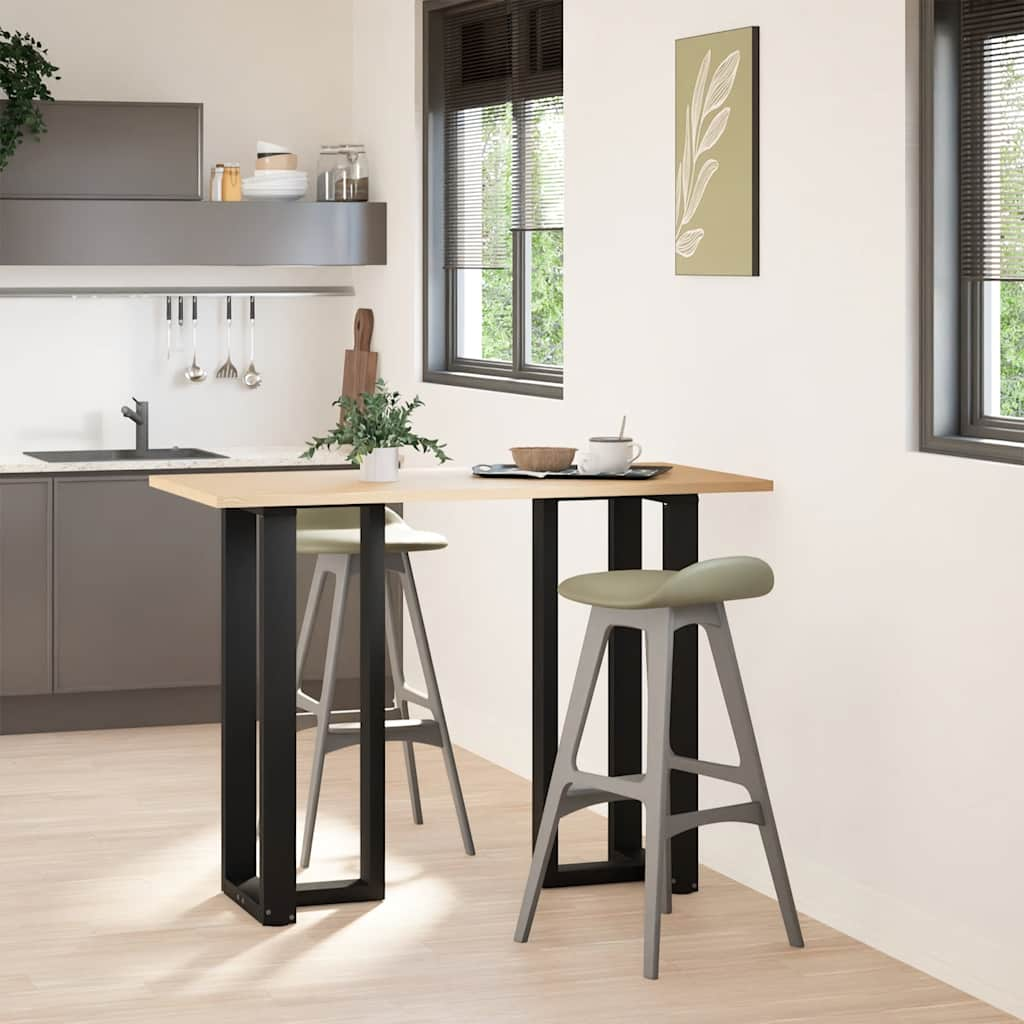 Pieds de table de bar forme de T 2 pcs noir 40x35x(101-102) cm Pieds de table vidaXL   