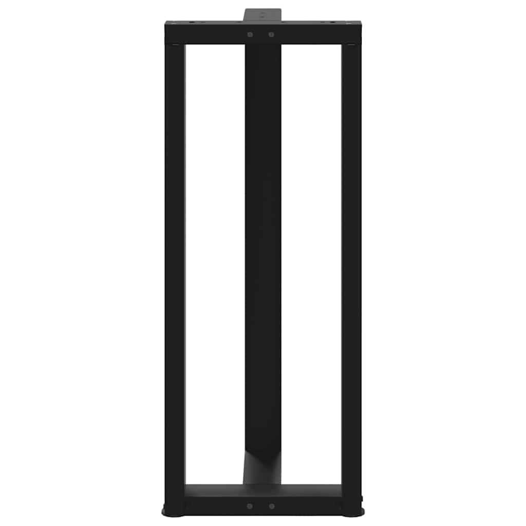 Pieds de table de bar forme de T 2 pcs noir 40x35x(101-102) cm Pieds de table vidaXL   