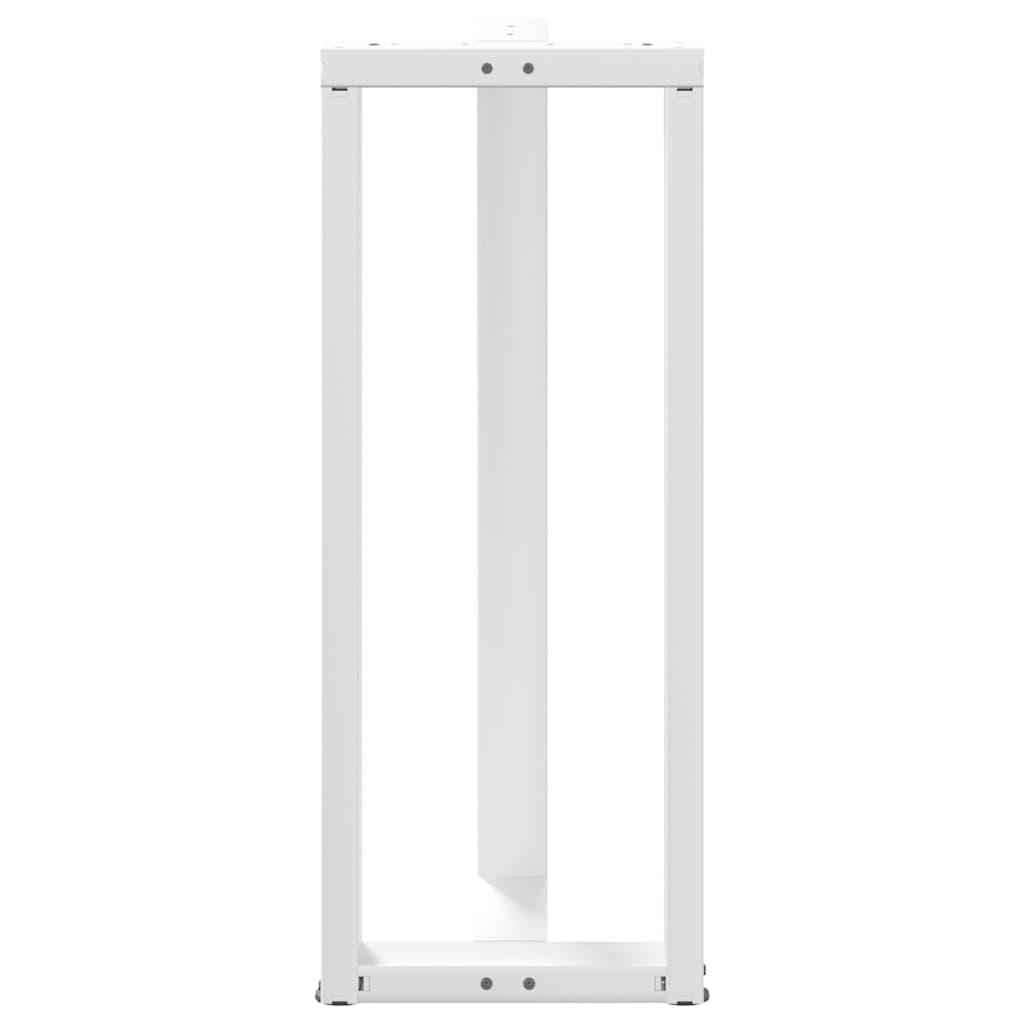 Pieds de table de bar forme de T 2 pcs blanc 40x35x(101-102) cm Pieds de table vidaXL