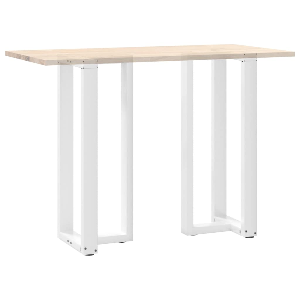 Pieds de table de bar forme de T 2 pcs blanc 40x35x(101-102) cm Pieds de table vidaXL