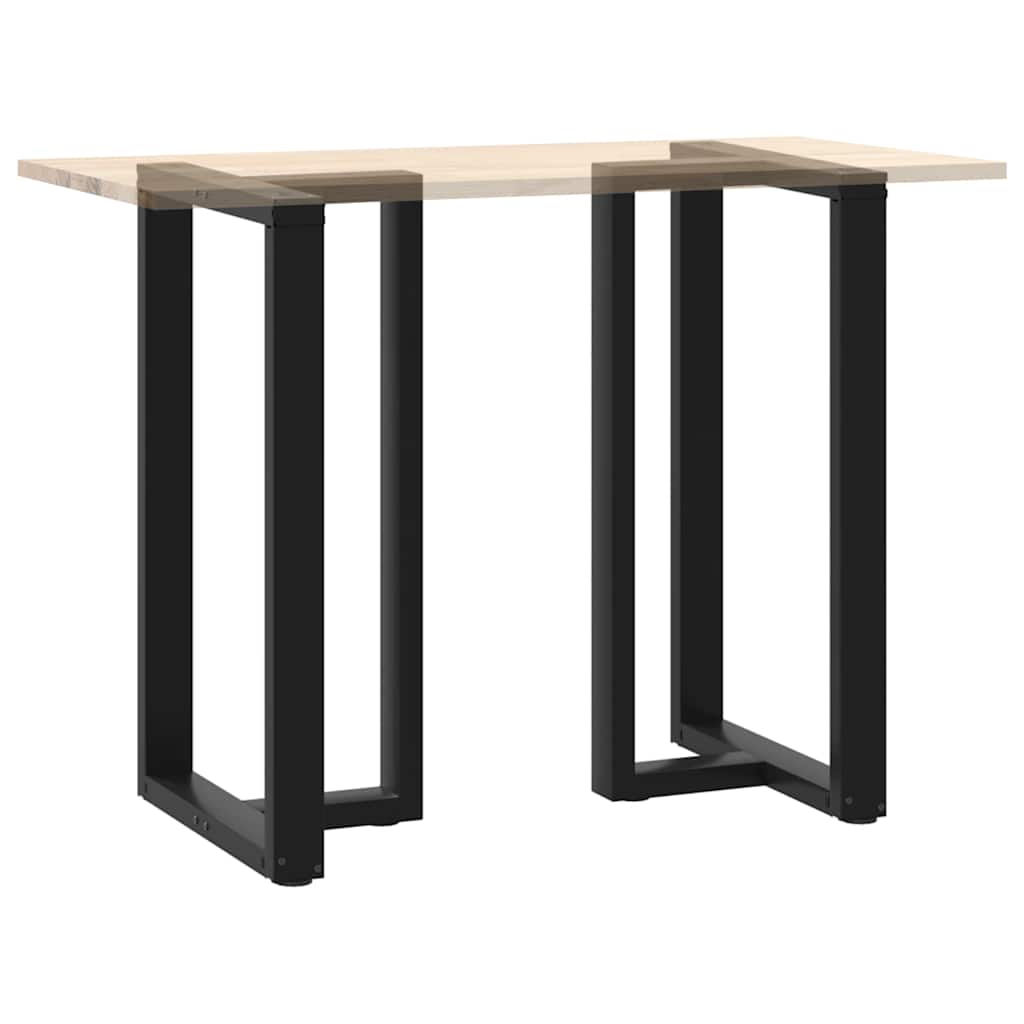 Pieds de table de bar forme de T 2 pcs noir 60x35x(101-102) cm Pieds de table vidaXL   