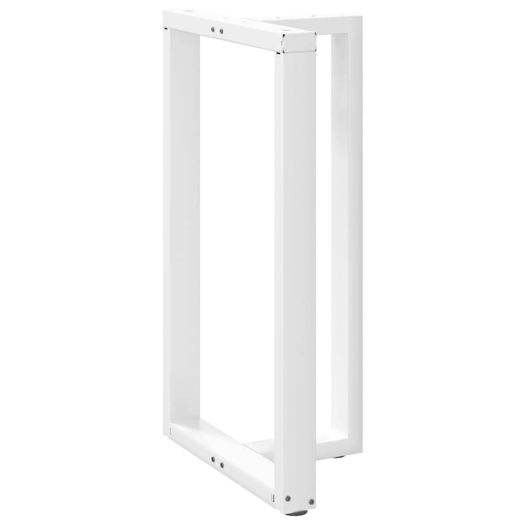 Pieds de table de bar forme de T 2 pcs blanc 60x35x(101-102) cm Pieds de table vidaXL