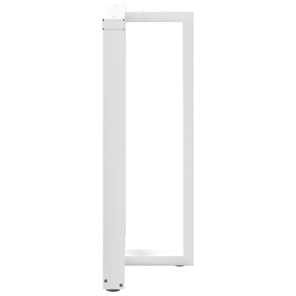 Pieds de table de bar forme de T 2 pcs blanc 60x35x(101-102) cm Pieds de table vidaXL