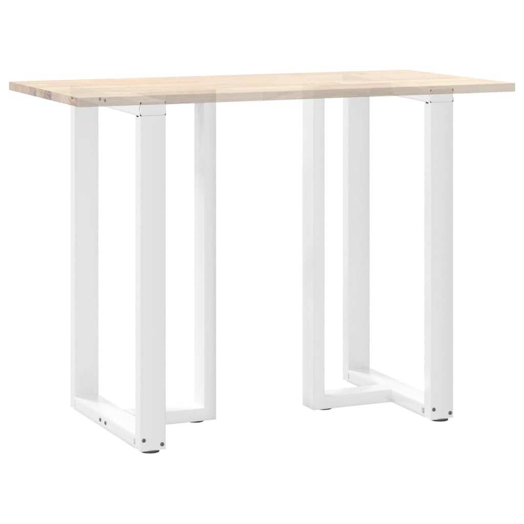 Pieds de table de bar forme de T 2 pcs blanc 60x35x(101-102) cm Pieds de table vidaXL