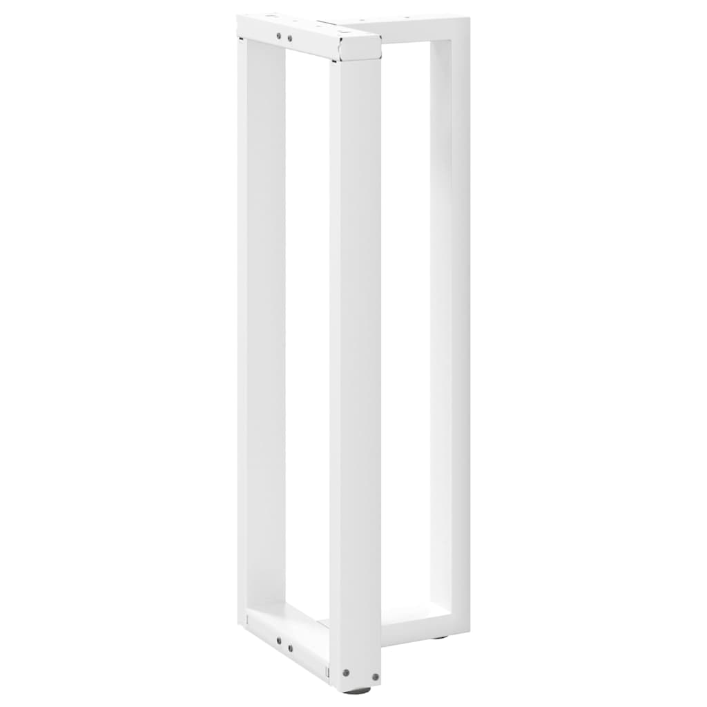 Pieds de table de bar forme de T 2 pcs blanc 40x35x(111-112) cm Pieds de table vidaXL