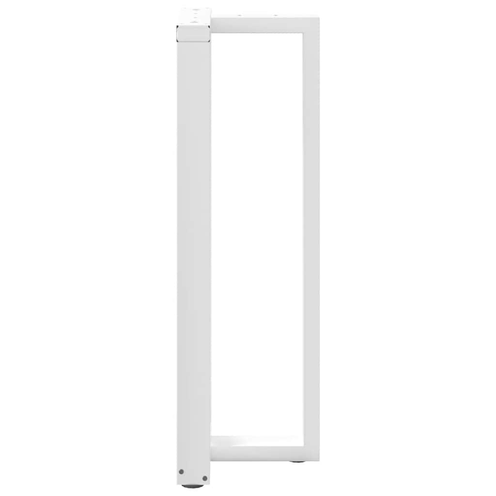 Pieds de table de bar forme de T 2 pcs blanc 40x35x(111-112) cm Pieds de table vidaXL