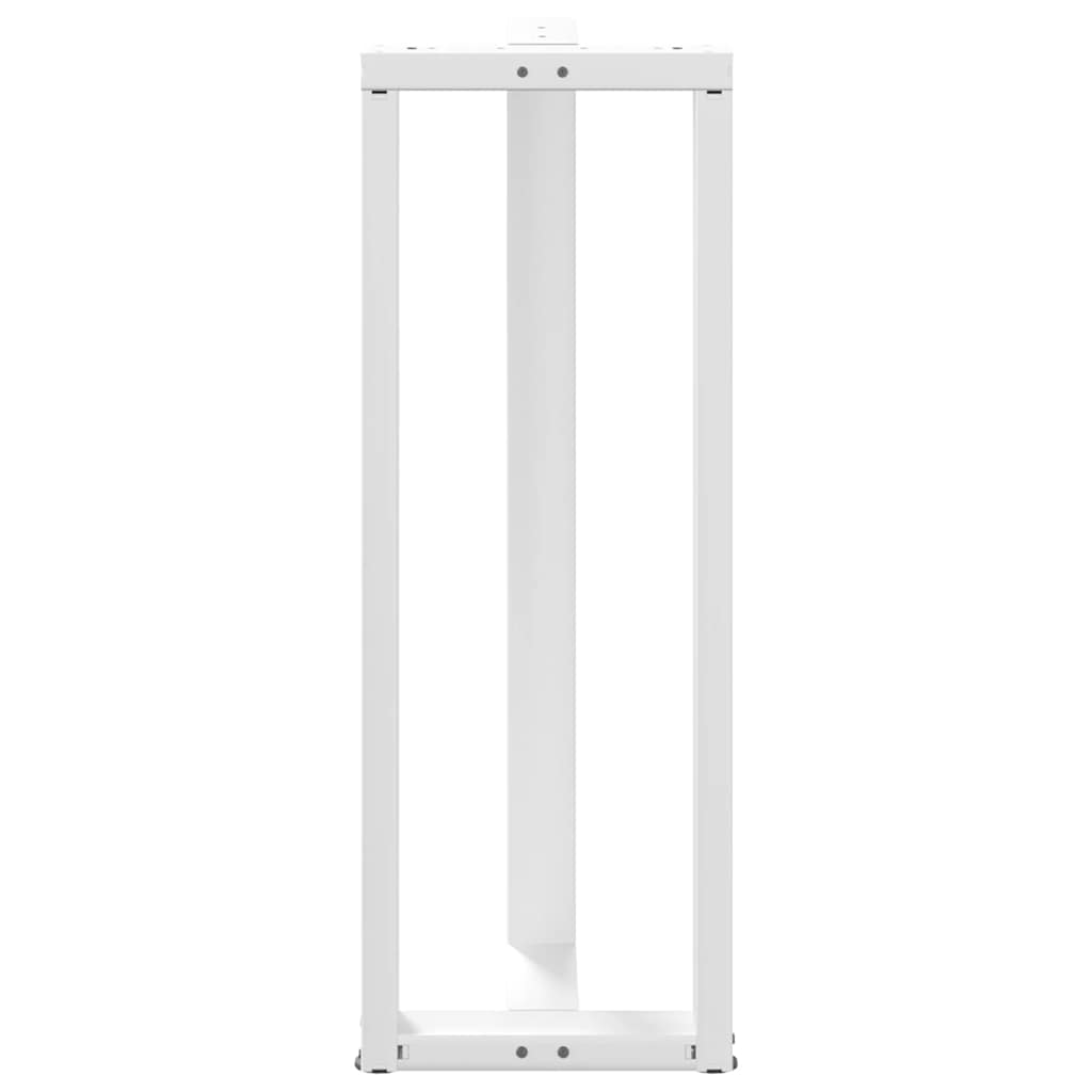 Pieds de table de bar forme de T 2 pcs blanc 40x35x(111-112) cm Pieds de table vidaXL